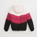 Womens Plaid Jacket Girl's color block warm bomber jacket Factory